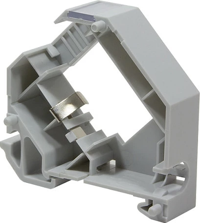 Adapter shinë DIN LogiLink për module Keystone, i grumbullueshëm, gri