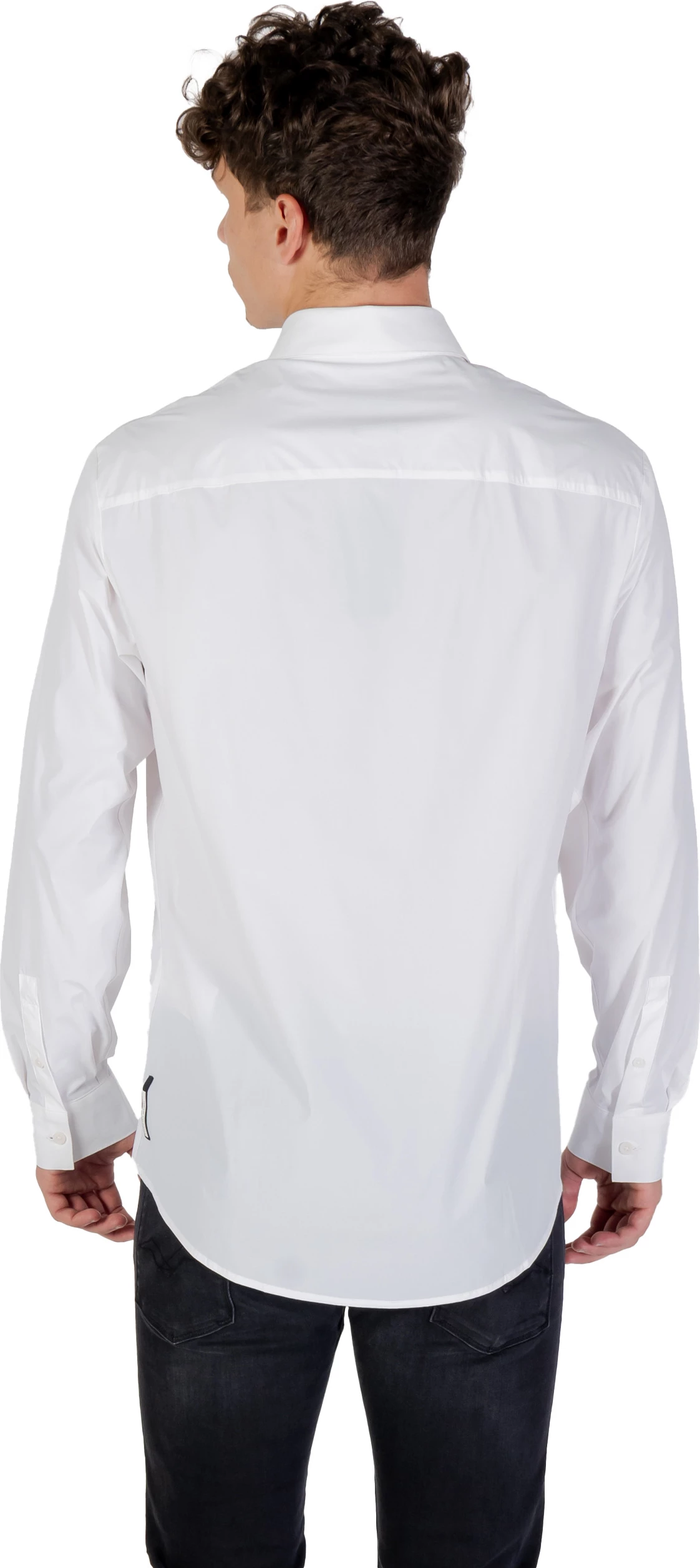 Këmishë me mëngë të gjata për meshkuj Armani Exchange XM001567 AF19193, krem [Madhësia: M]
