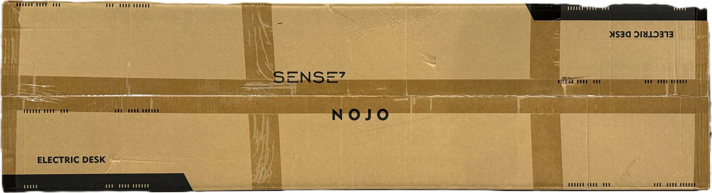 Tavolinë elektrike gaming/zyre SENSE7 NOJO 140x70 cm, rregullim lartësie 72-118 cm, pishë e bardhë