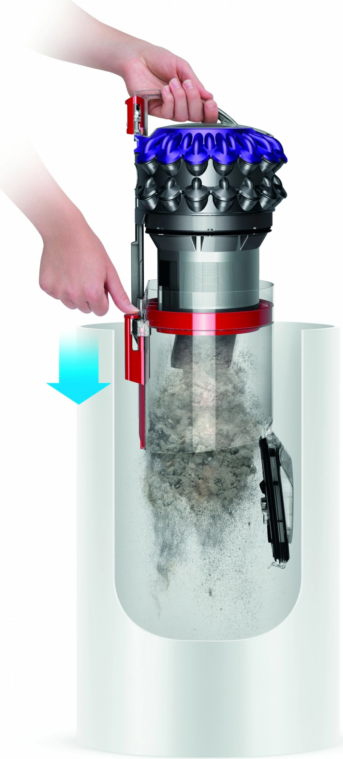 Fshesë me korrent Dyson Big Ball Parquet 2, 600 W, 1.5 L, Argjendtë/Vjollcë