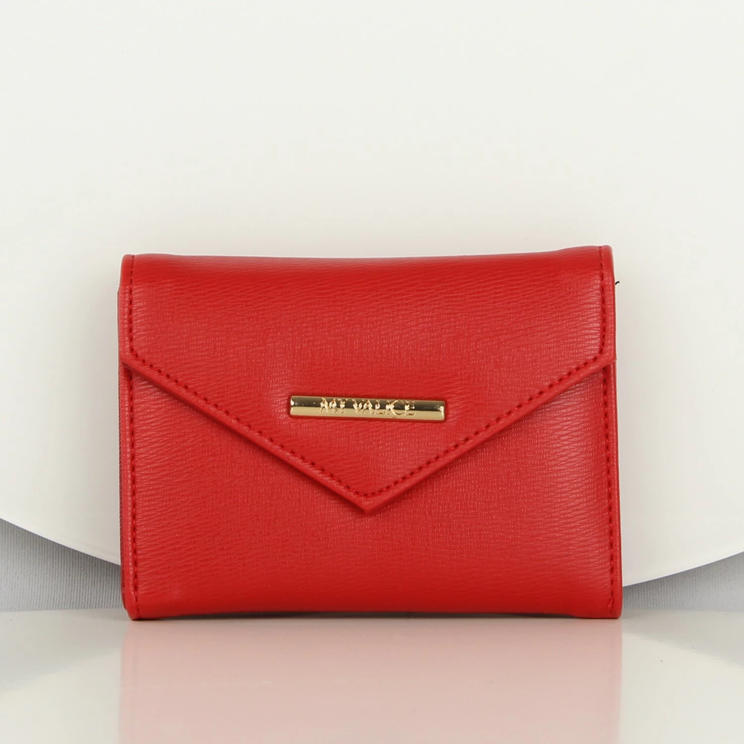 Portofol lëkure, ngjyrë e kuqe, Zoozie Bags 1388