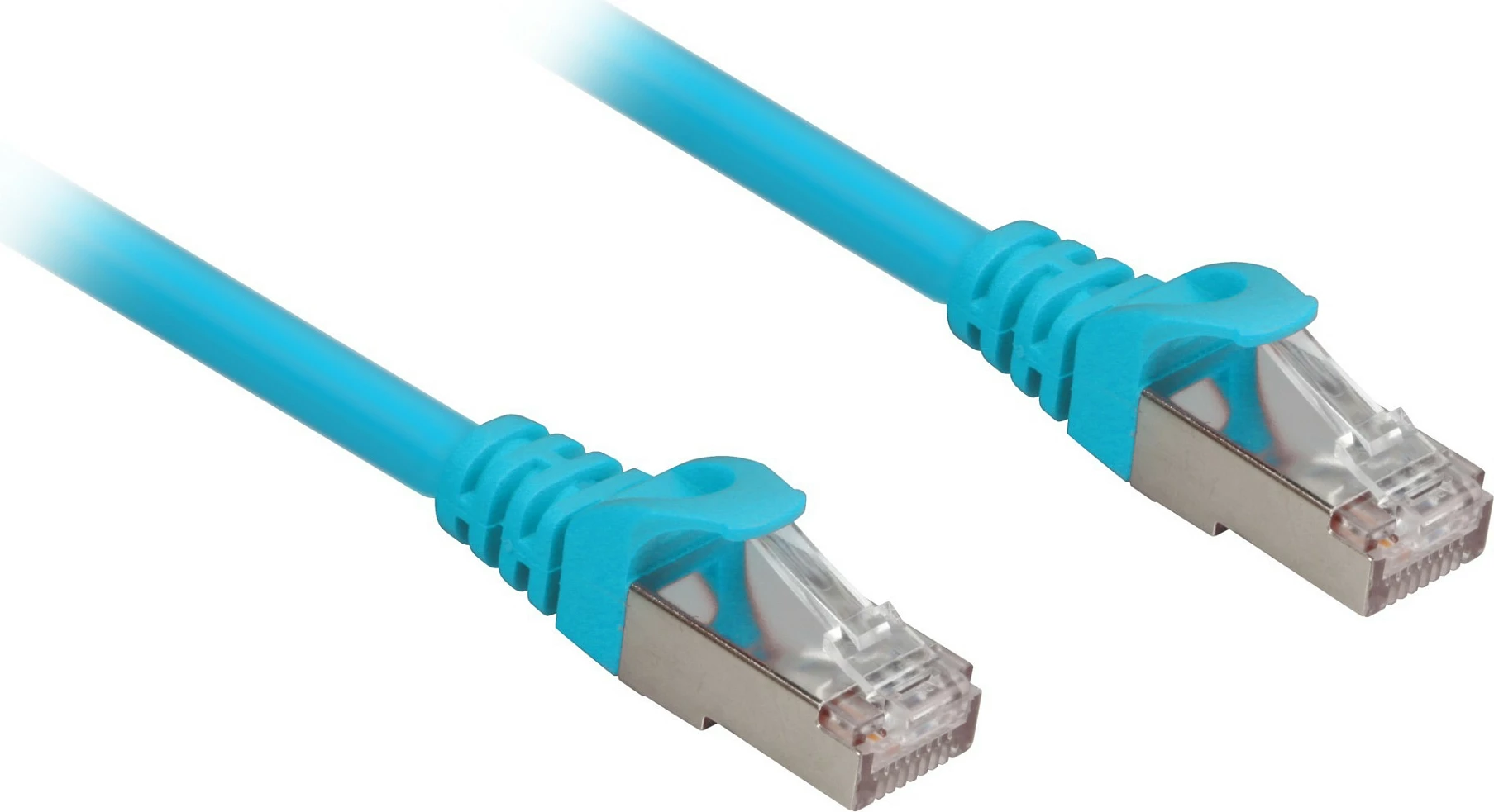 Kabëll rrjeti SHARKOON RJ45 Cat6a S/FTP, 2 m, LSOH, kaltër