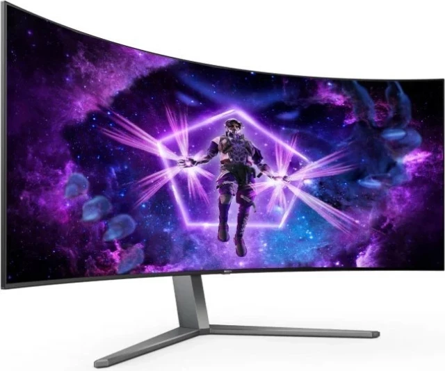 Monitor gaming AOC AGON PRO OLED AG456UCZD 44.5 inç, OLED, UWQHD, 240Hz, HDR, zi
