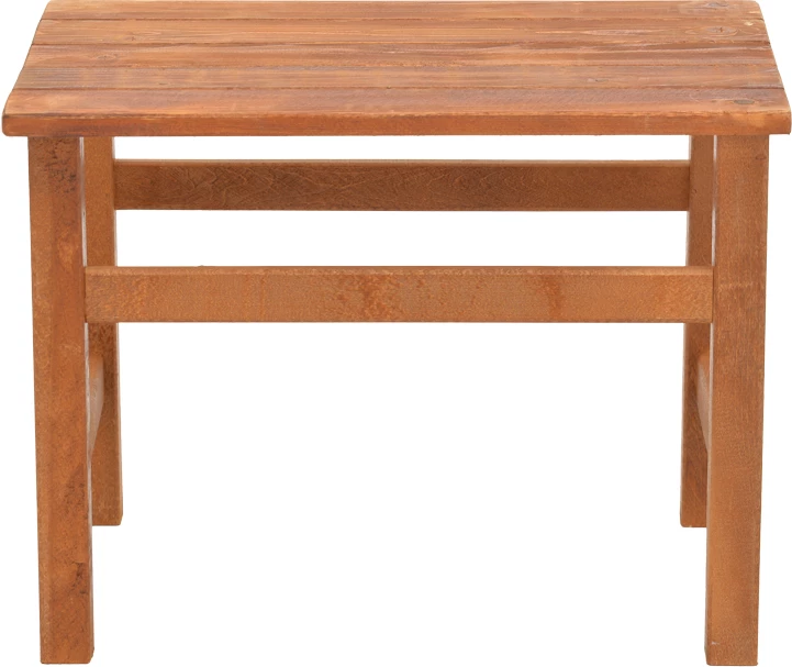 Tavolinë plazhi, dru ahu, ngjyrë arre, 60x40x45 cm