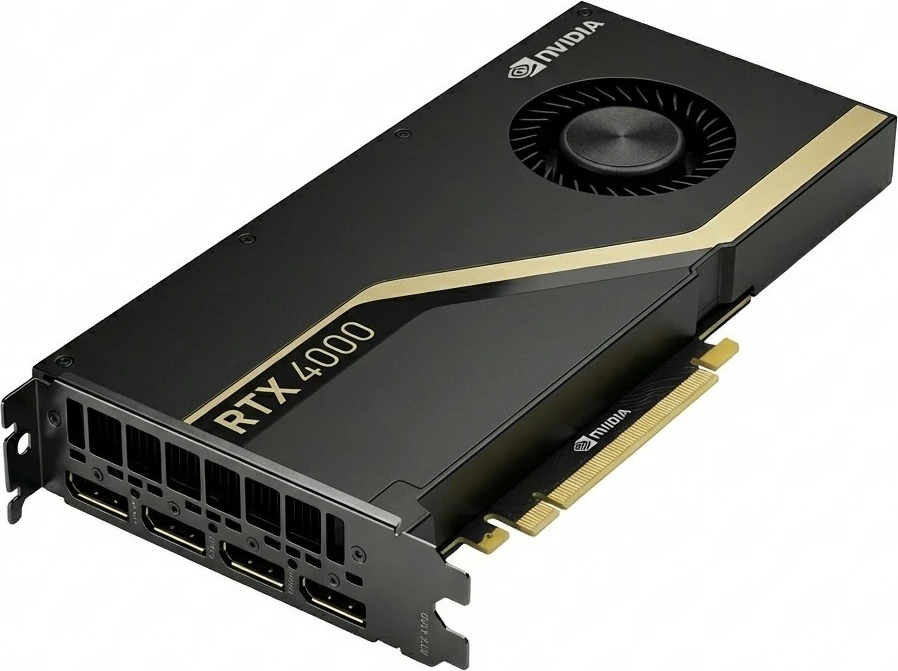 Kartelë grafike NVIDIA Quadro RTX PRO 4000 Blackwell, 24GB GDDR7, Bulk, e zezë