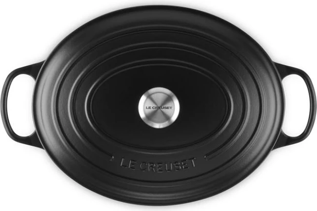 Tavë pjekjeje ovale Le Creuset Signature 35 cm, e zezë