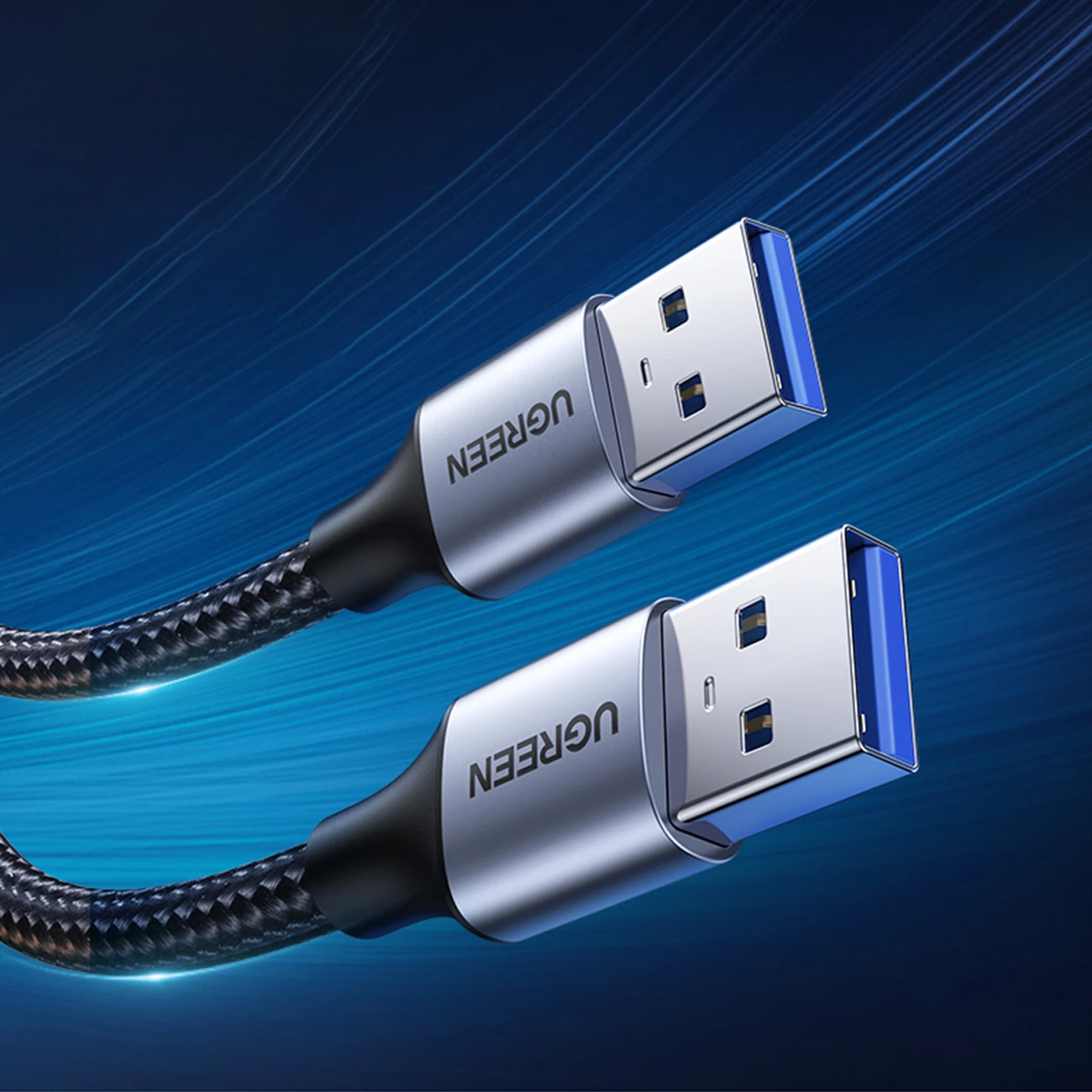 Kabllo USB Ugreen US373, 2m, USB 3.0, Gri