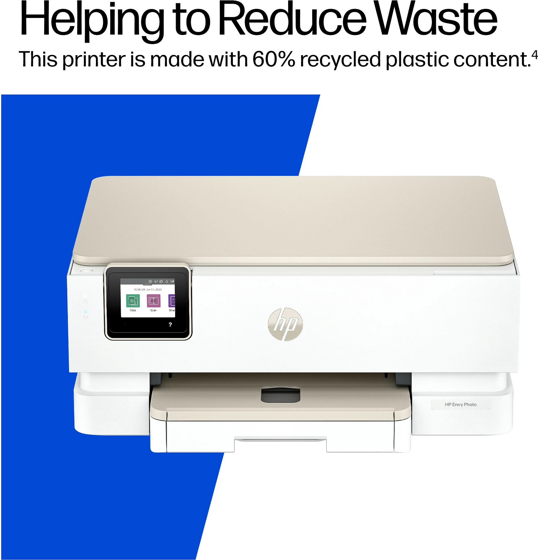 Printer multifunksional HP ENVY Photo 7230, wireless, inkjet me ngjyra, ADF 35 fletë, Light Portobello