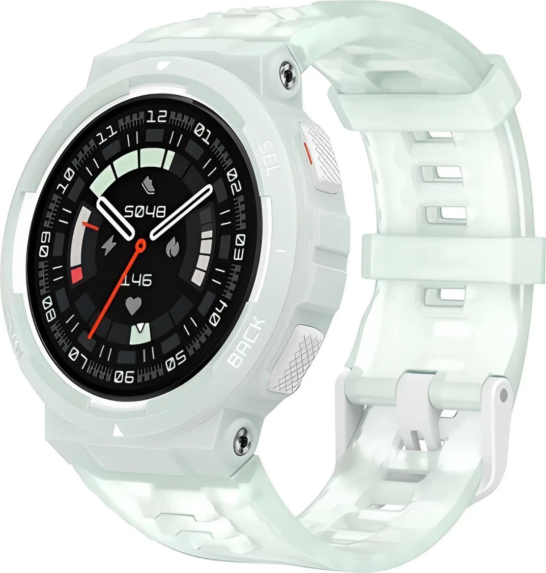 Smartwatch Amazfit Active Edge W2212EU4N, 360x360, matje pulsi, iOS, Jeshile