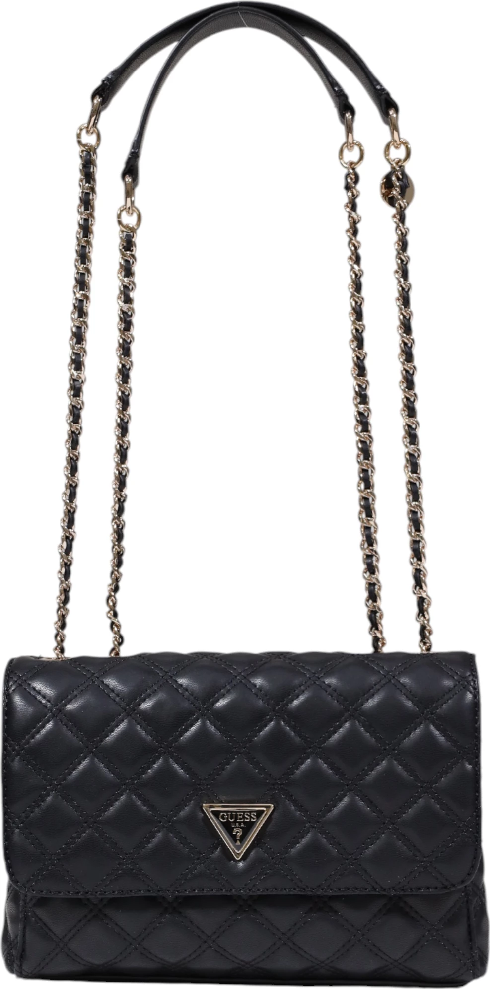 Çantë krahu Guess Giully II HWQG96 73200 për femra, e zezë