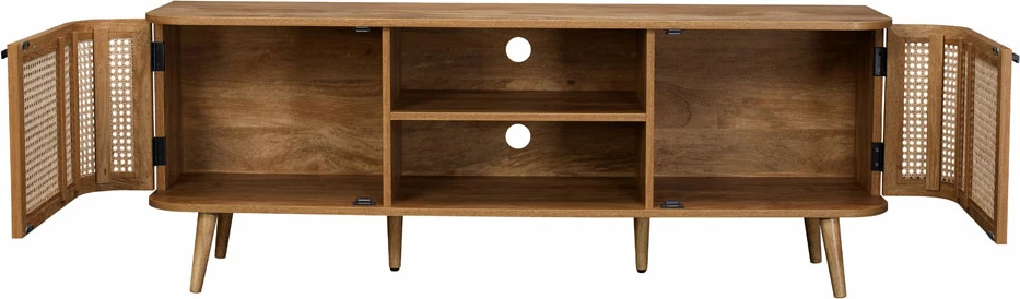 Komodë TV Monmarte, ngjyrë natyrale, 150x39x56
