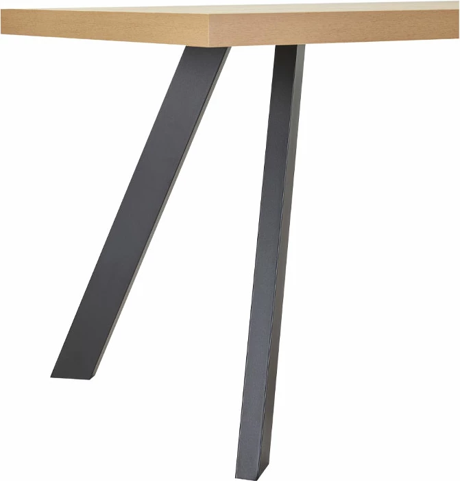 Tavolinë DRUVO, ngjyrë natyrale, 160x80x76