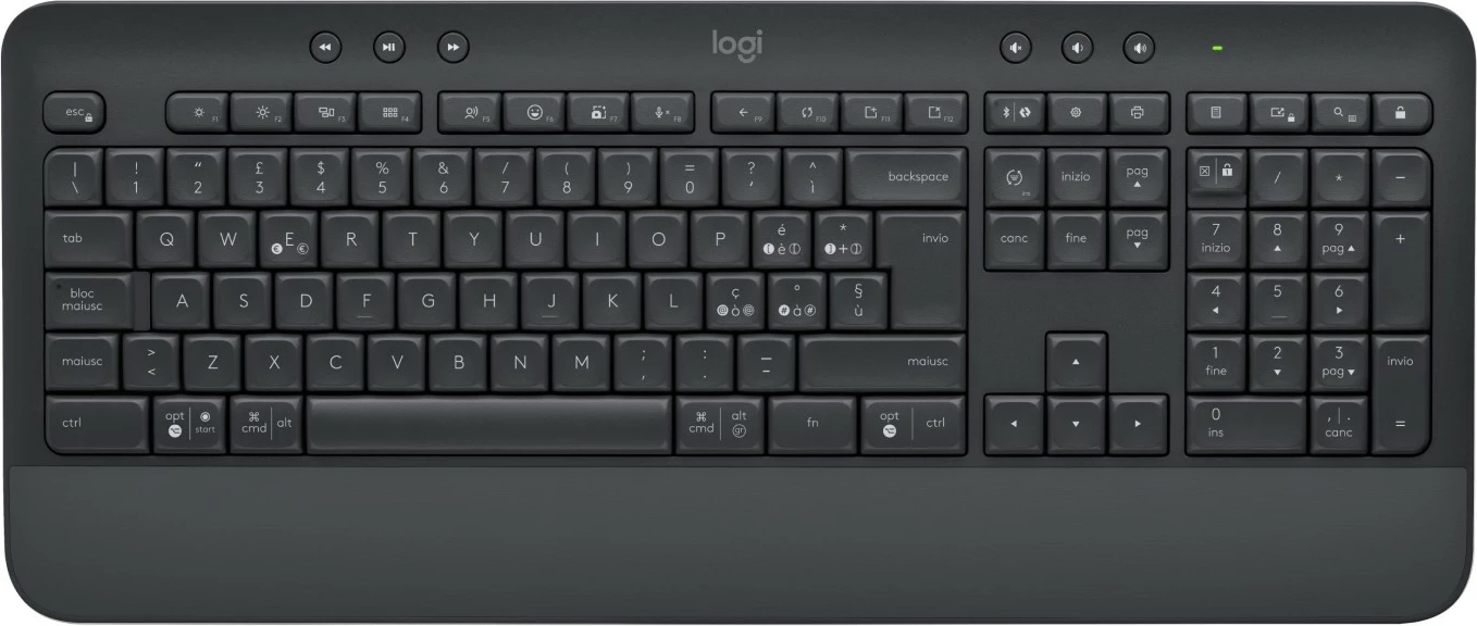 Tastierë Logitech Signature MK650 Combo, Wireless, Bluetooth, Membranë, QWERTY, Grafit, Maus përfshirë