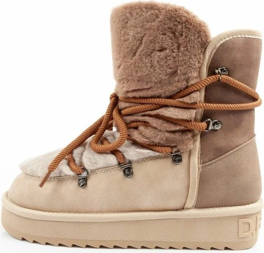 Çizme dimri për femra D.Franklin, bezhë