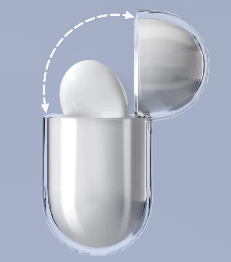 Mbështjellës Hurtel për AirPods Pro, transparent, për kufje