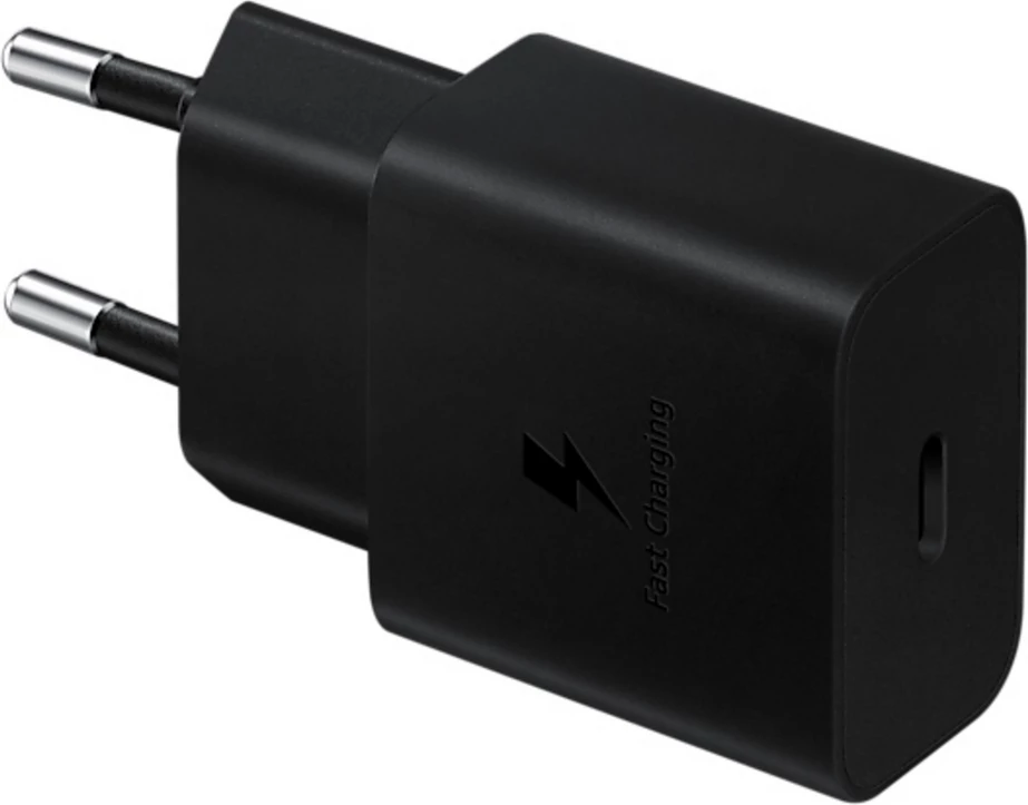 Karikues muri USB-C, Samsung, EP-T1510NBEGEU, Fast Charging 15W, prizë EU, e zezë