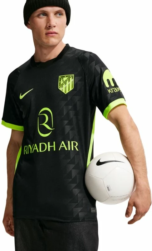 Fanellë meshkuj Nike Atlético Madrid Stadium Away 2026/27, e zezë [Madhësia: S]