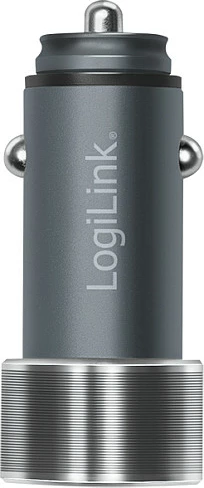 Karikues veture LogiLink 36W, 1x USB-C PD + 1x USB-A QC 3.0, gri