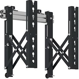 Mbajtës muri AG Neovo VWM-02, për 2 ekrane 42-65 inç, 80 kg, VESA 400x400, zi/argjend