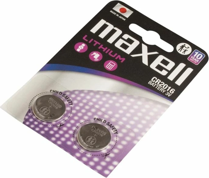 Bateri litiumi Maxell CR2016, 2 copë