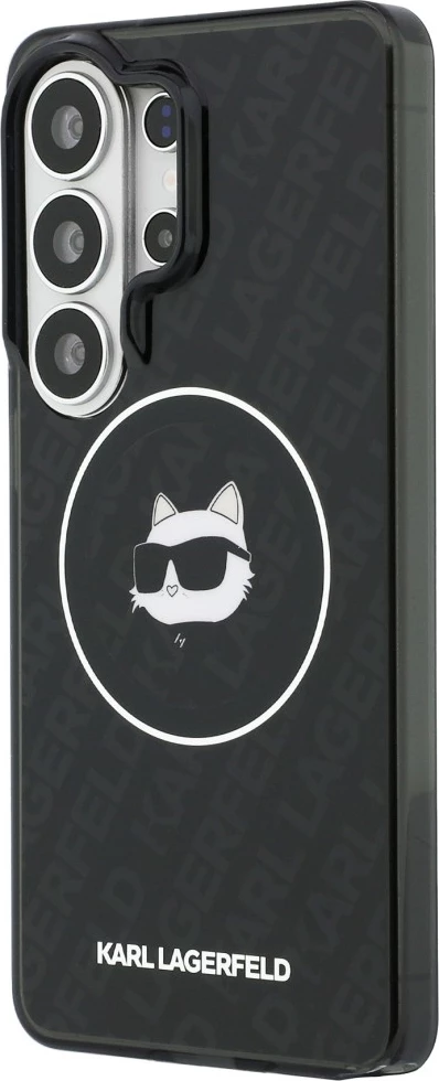Mbështjellës Karl Lagerfeld IML Repeated Choupette MagSafe për Samsung Galaxy S26 Ultra, i zi, në kuti
