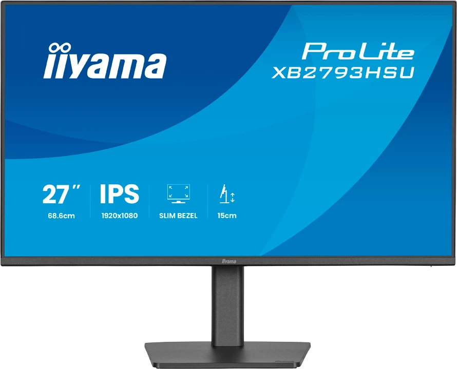 Monitor LED IIYAMA ProLite XB2793HSU-B1 27" IPS FHD 1920x1080 120Hz 1ms HDMI/DP USB Hub Full Ergo, i zi