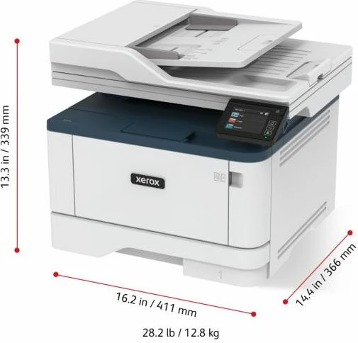 Printer multifunksional laser Xerox B315 DNI, A4, bardh e zi, 40 faqe/min, USB/LAN/WiFi, duplex, bardhë/kalter