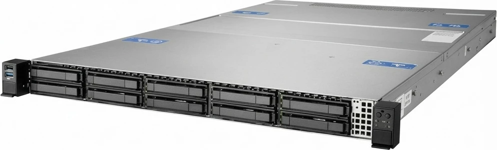 Server MiTAC R1520G6U2XD, 1U Rack, dual-socket, 2.5" Hot-Swap SATA, gri
