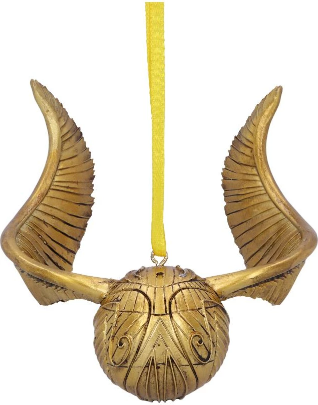 Ornament varës NEMESIS NOW Harry Potter Golden Snitch, resin, i pikturuar me dorë, i licencuar zyrtarisht, ngjyrë ari