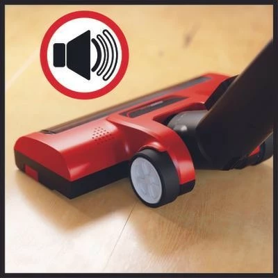 Fshesë me korrent 2-në-1 Einhell TE-SV 18 Li-Solo, pa qese, me bateri, e zezë/e kuqe