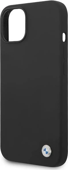 Mbështjellës BMW BMHCP14MSILBK për iPhone 14 Plus 6.7", silikon, e zezë