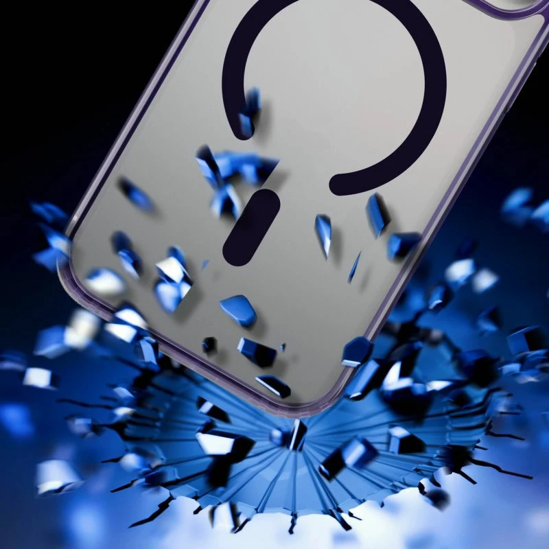 Kllapë telefoni 3mk Frosty MagCase për iPhone 17 Pro Max, vjollcë
