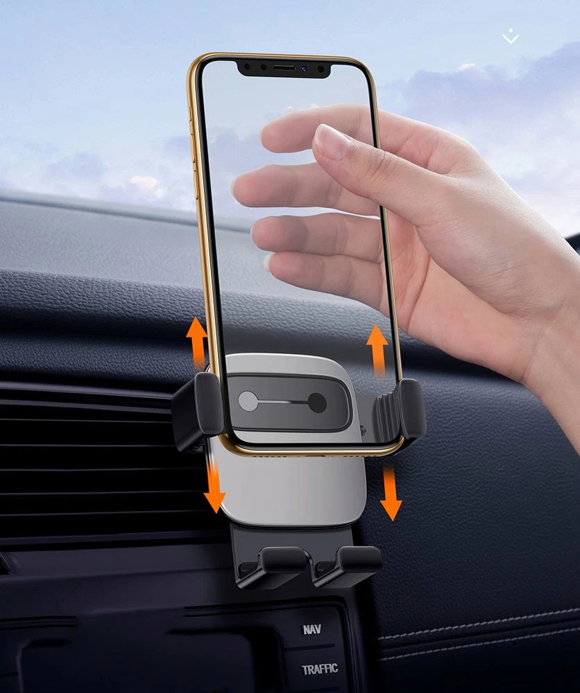 Mbajtës graviteti për celular Baseus Cube SUYL-FK01 për ventilator të makinës, i zi
