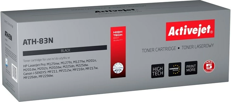 Toner zëvendësues Activejet ATH-83N për printer HP, 1500 faqe, i zi
