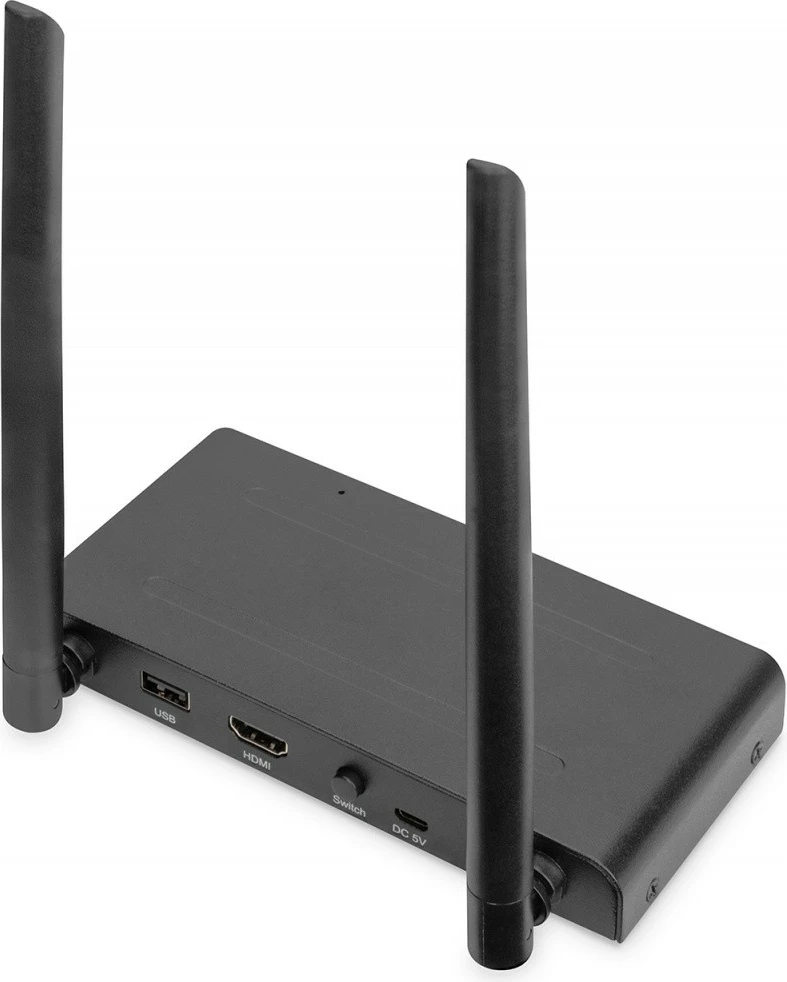 Set wireless HDMI KVM extender Digitus DS-55321, 200m, Full HD, i zi
