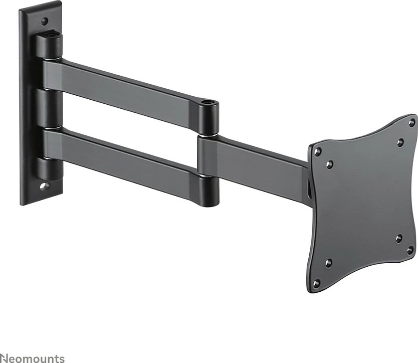 Mbajtës muri Neomounts FPMA-W830BLACK, 75 x 75 mm, 100 x 100 mm, 0 - 140°, 0 - 180°, Alumini, E zezë