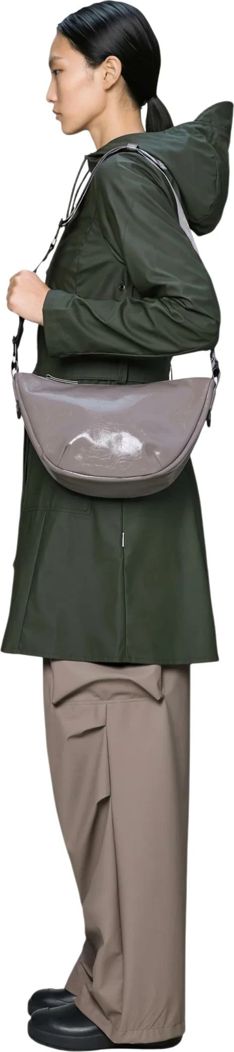 Çantë krahu Rains Valera W3 14670 për femra, vjollcë/taupe