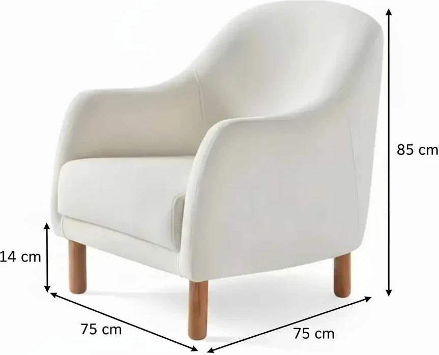 Karrige Wing Aries, e bardhë, Atelier del Sofa