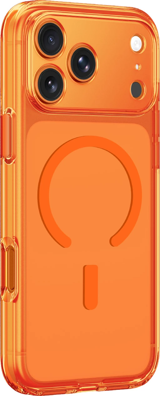 Mbështjellës celulari AmazingThing Minimal Mag Lens për iPhone 17 Pro Max MagSafe polikarbonat portokalli