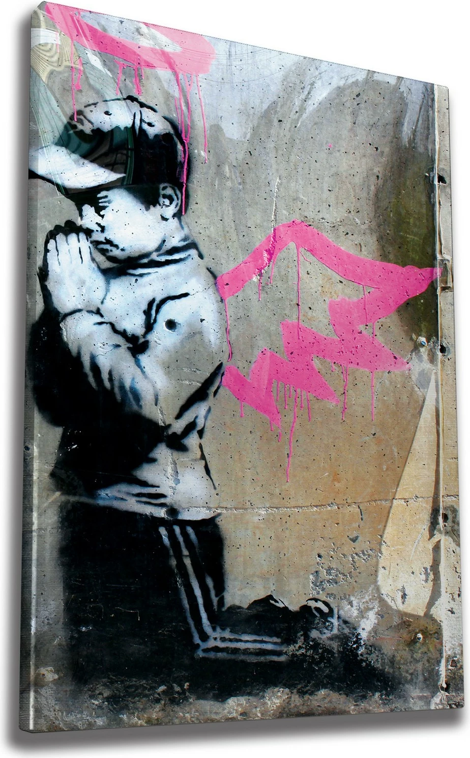 Pikturë dekorative në kanavacë, Banksy, shumëngjyrëshe, WY20, 50x70cm
