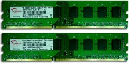 RAM Memorje G.Skill 1333 8GB DDR3, 240-pin DIMM