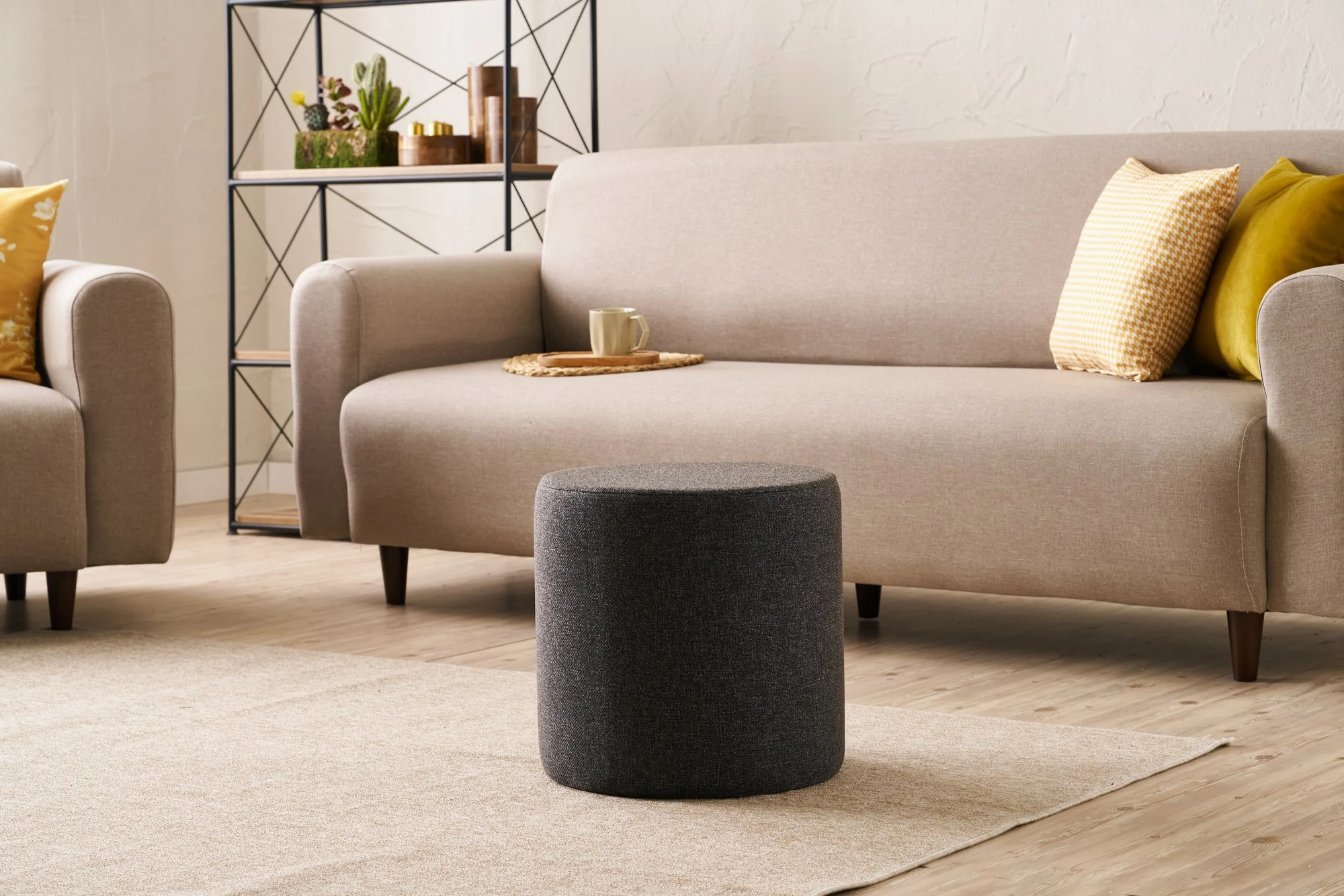 Puf Atelier del Sofa, Bitez, ngjyrë fume