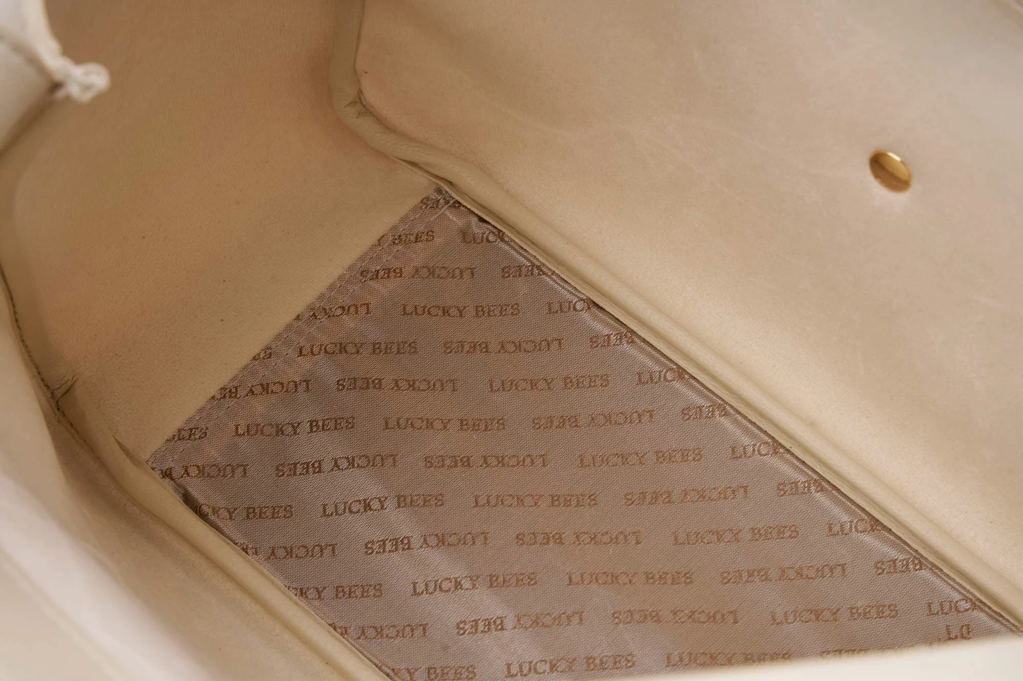 Çantë krahu Lucky Bees, Margot, ngjyrë krem