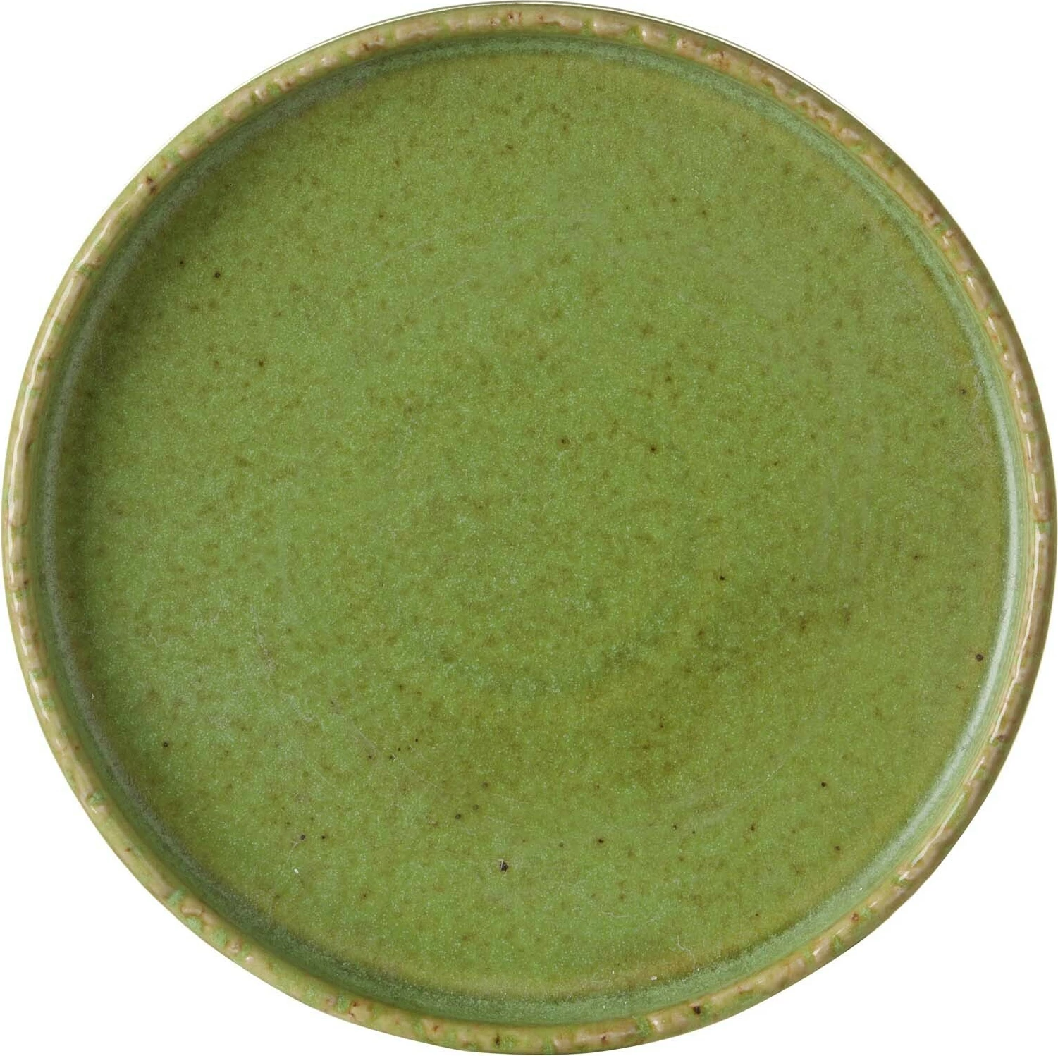 Pjatë e sheshtë Fine Dine Edenic Ø270mm, porcelan, e gjelbër, set 3 copë