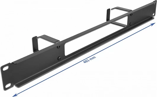 Panel menaxhimi kabllosh DeLOCK 19" 1U, metal, i zi