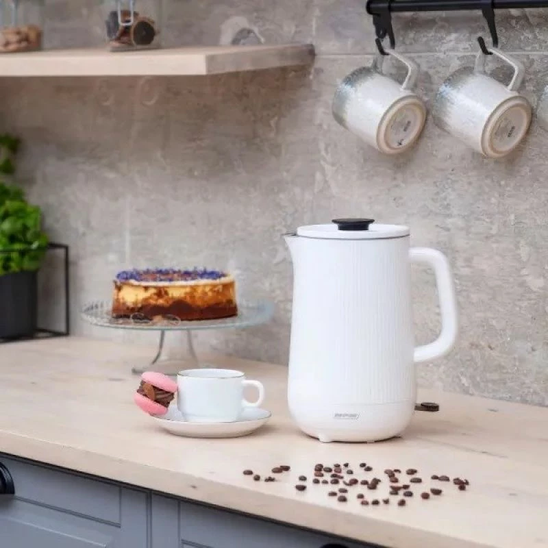 Çajnik pa kabllo MPM MCZ-115, i bardhë, 1.5L