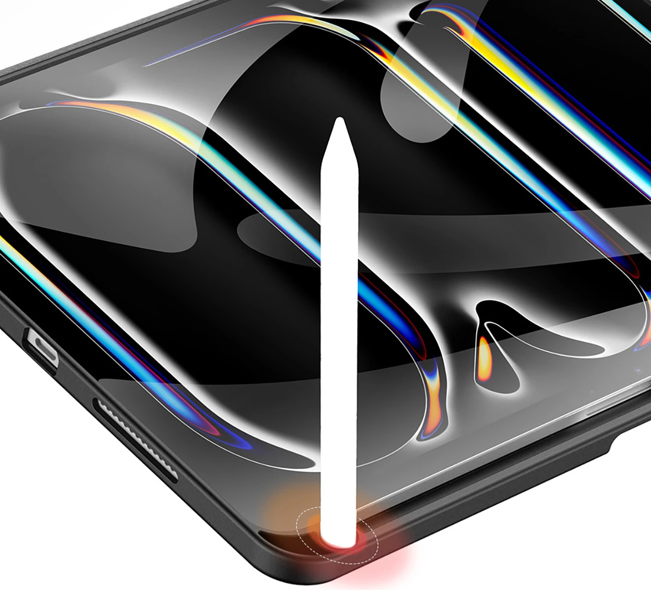 Mbështjellës tablet Dux Ducis Domo për iPad Pro 11" (2024), lëkurë ekologjike, e zezë