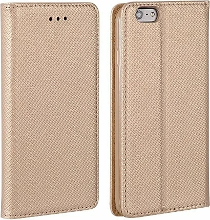 Mbështjellës flip magnetik HAVANA për Samsung Galaxy Note 10 N970, me xhep karte, ari