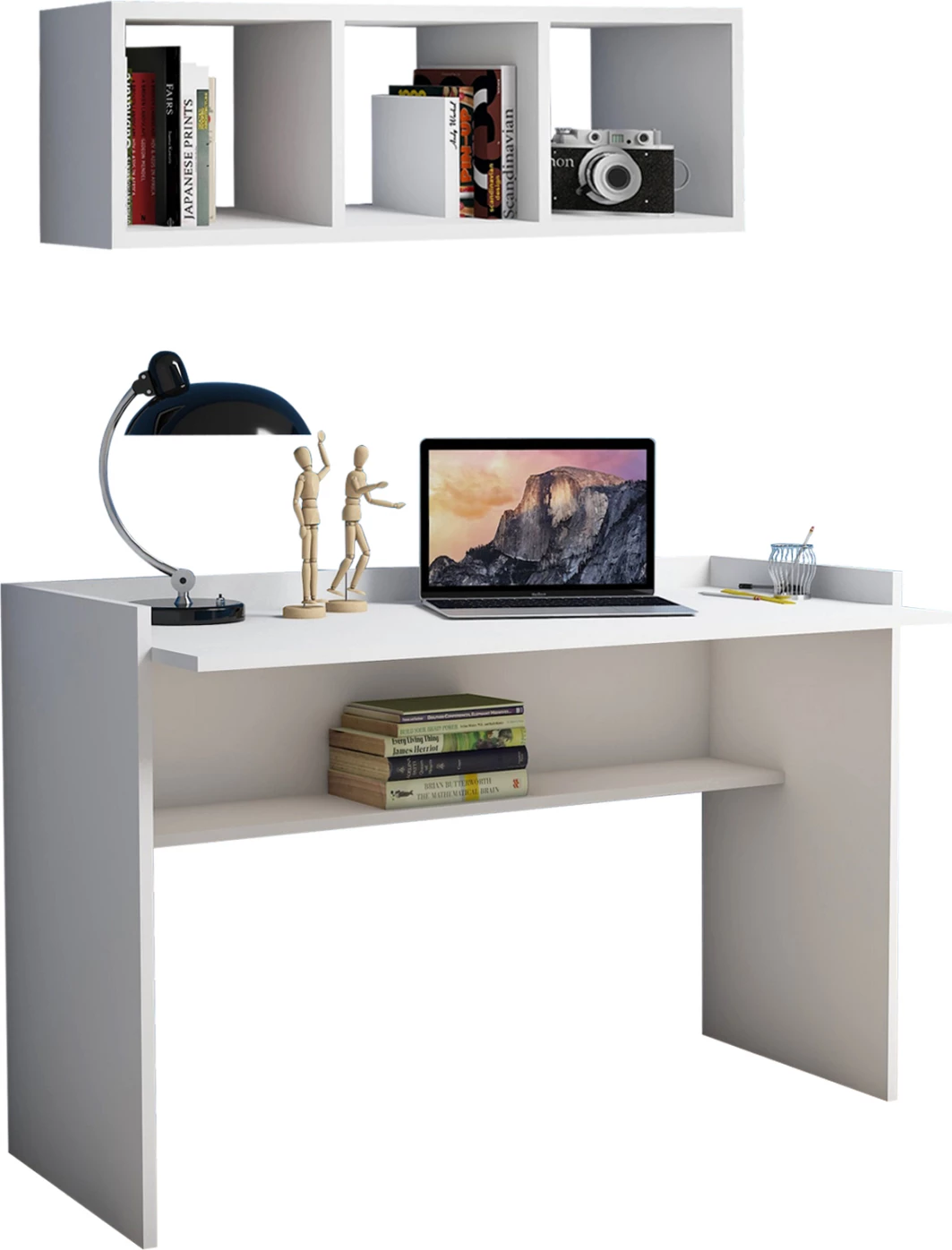 Set zyre 2 pjesë, FH11775.11, melaminë, ngjyrë e bardhë