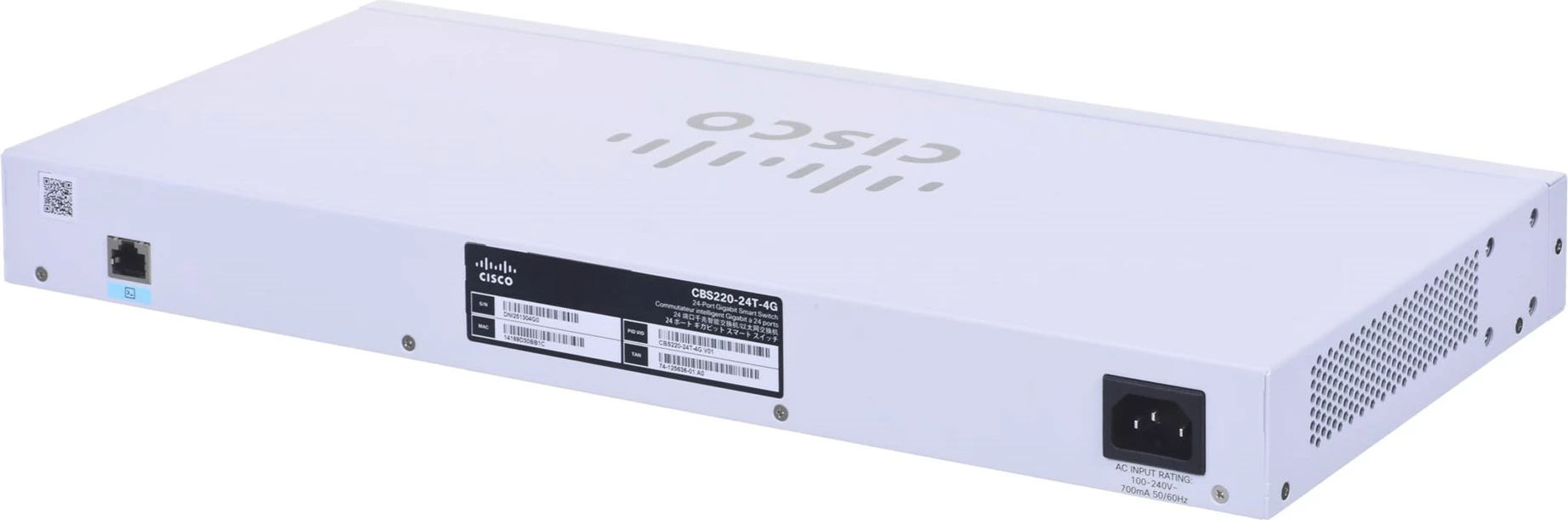 Switch Cisco, CBS220-24T-4G, i bardhë 2